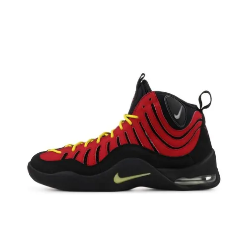 Nike Air Bakin High Топ Винтажные Баскетбольные Кроссовки Мужские Черные Красные 2013