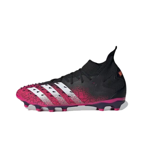 Adidas Predator AG Искусственная трава Устойчивая к истиранию Футбольные бутсы Мужские Черный Фиолетовый