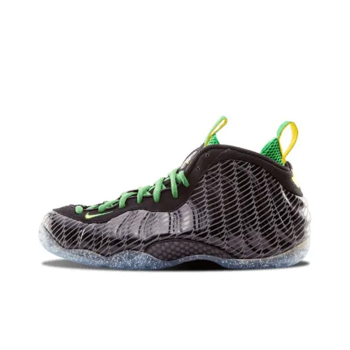 Nike Foamposite One 'Oregon Ducks' MID Топ Винтажные баскетбольные кроссовки Мужской Черный