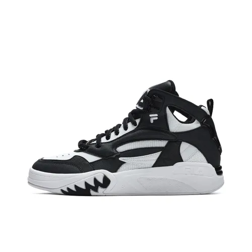 FILA FUSION DESPERADO Fugitive MID Топ Винтажные баскетбольные кроссовки Мужской FILA Белый Черный