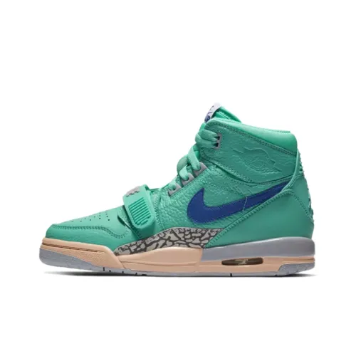 Джордан Legacy 312 Hyper Jade Амортизация Противоскользящий Устойчивый к истиранию Высокий Топ