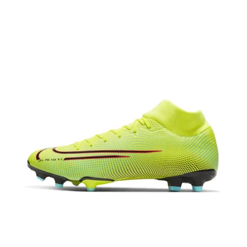 Nike Mercurial Superfly 7 MG MULTI Ground Футбольные бутсы Унисекс Черно-желтые устойчивые к истиранию и повреждениям