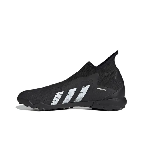 Adidas Predator Freak .3 TF Шипы Slip-resistant Abrasion-resistant Breathable Football Cleats Men's Black White