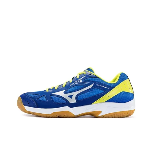 Mizuno Blast Устойчивая к истиранию Противоскользящая Низкий Топ Бадминтон Обувь Мужская Синий Желтый