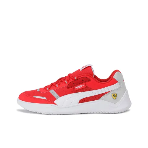 PUMA Scuderia Ferrari Race Dc Future Амортизация Устойчивый к истиранию Легкий Низкий Топ Тренировочные Кроссовки Мужские Красный Белый