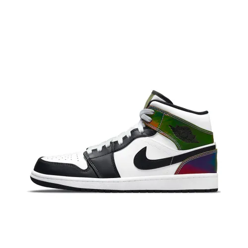 Jordan Air Jordan 1 Винтажные баскетбольные кроссовки MID Топ Унисекс