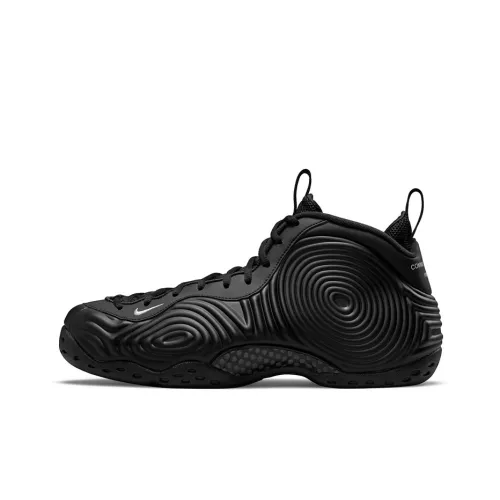 COMME DES GARCONS SHIRT x Nike Foamposite One SP MID Топ Винтажные баскетбольные кроссовки Унисекс Черный