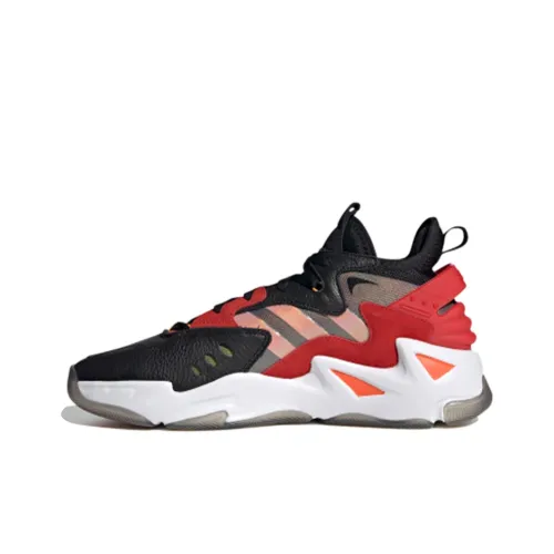 Adidas Neo Firewalker Slip Resistant Abrasion Resistant Low Топ Винтажные баскетбольные кроссовки Мужской Черный красный белый