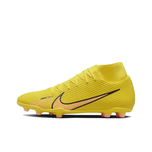 Nike Mercurial Superfly 9 MG MULTI Ground Футбольные бутсы Мужские Желто-розовые