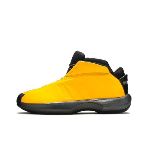 Adidas The Kobe Устойчивый к истиранию Противоскользящий MID Топ Винтажные баскетбольные кроссовки Мужской Желтый Черный Пэчворк