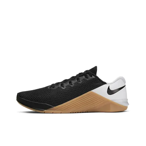 Nike Metcon 5 Slip-Resistant Low-Top Тренировочные Кроссовки Унисекс Черный Белый