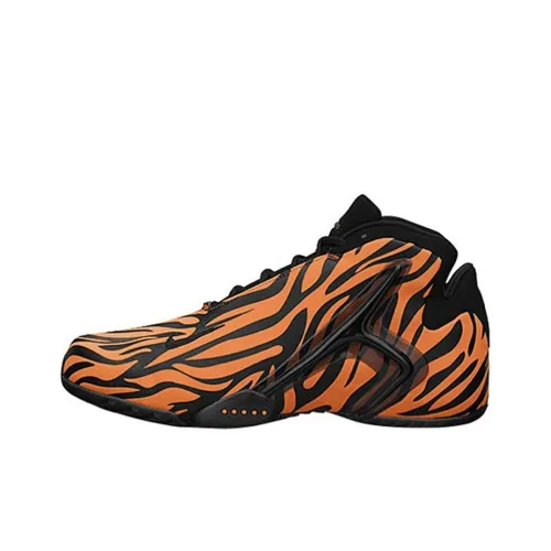Nike Hyperflight Tiger Амортизация Низкий Топ Винтажные Баскетбольные Кроссовки Мужские Оранжевый Черный