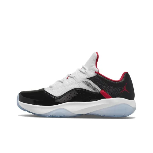 Jordan Air Jordan 11 Low CMFT Low Топ Винтажные баскетбольные кроссовки Мужской Черный Красный