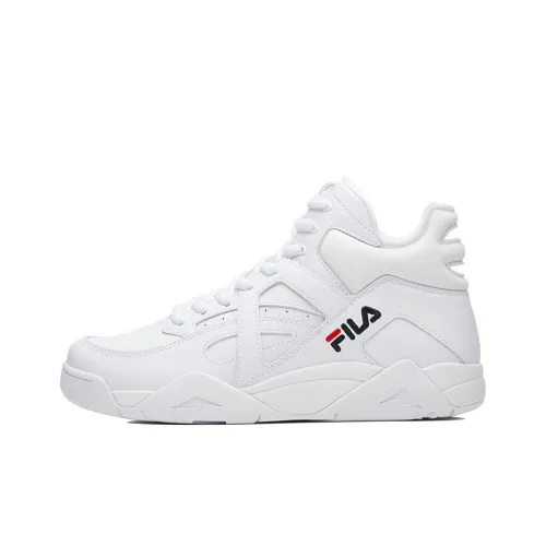 FILA FUSION Cage MID Топ Винтажные баскетбольные кроссовки Мужской FILA белый