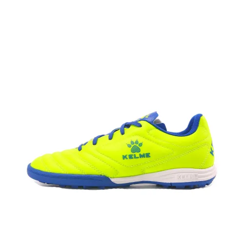 Кроссовки для футбольных тренировок KELME Youth Training Collection Низкие Неоново-желтый Королевский синий Унисекс