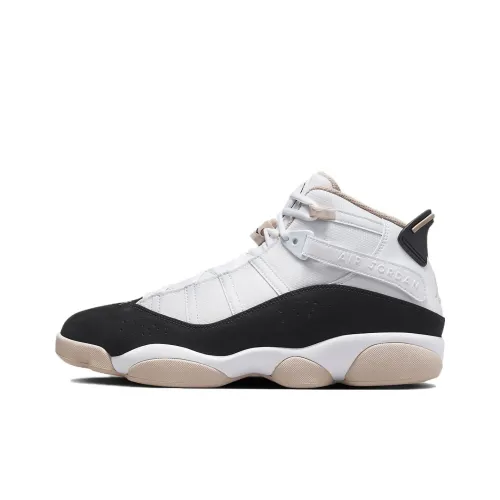 Jordan Air Jordan 6 Кольца Амортизация Противоскользящий Устойчивый к истиранию Высокий Топ