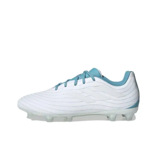 Adidas Copa Pure 3 FG Твердый Грунт Противоскользящие Устойчивые к Износу Легкие Футбольные Бутсы Унисекс Белый Синий