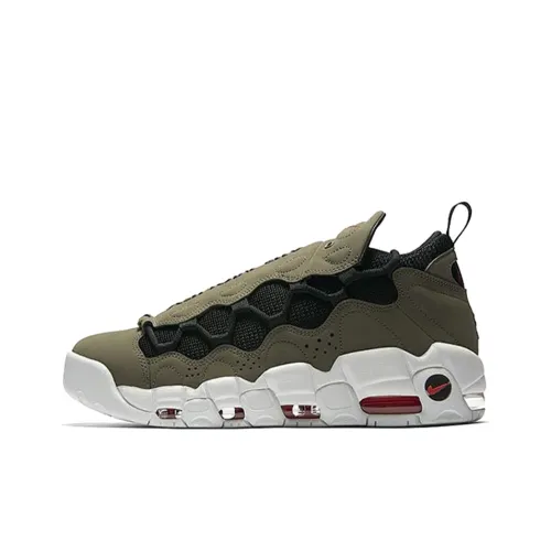 Nike Air More Money Оливковый Non Slip Легкий Низкий Топ Винтажные баскетбольные кроссовки Мужской Оливково-зеленый