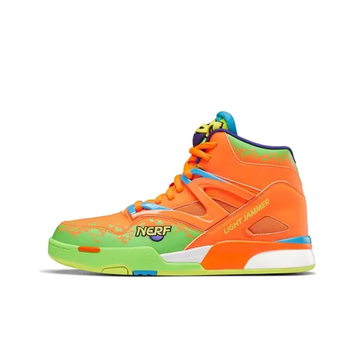 NERF x Reebok Pump Omni Zone 2 High Топ Винтажные баскетбольные кроссовки Мужской Апельсин