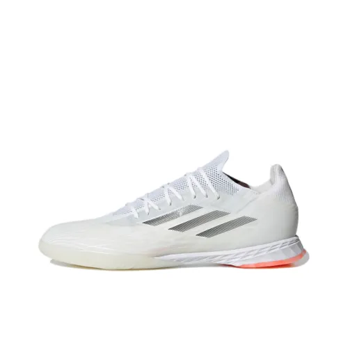 Adidas X Speedflow IC IN Противоскользящие и Износостойкие Покрытие Футбольные бутсы Унисекс Облачный Белый