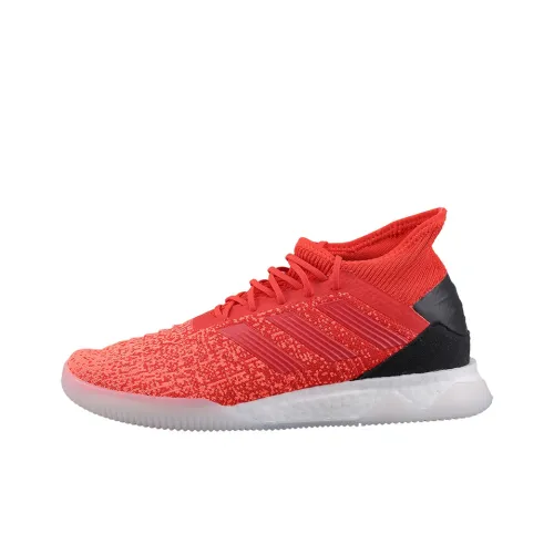 Adidas Predator 19,1 Для помещений Амортизирующие футбольные бутсы с противоскользящим эффектом мужские красные