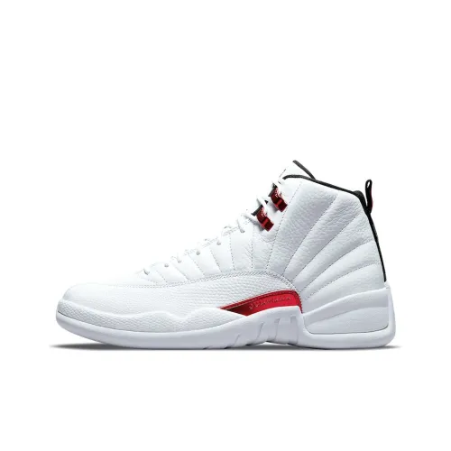 Jordan Air Jordan 12 Retro 'Twist' High Top Винтажные баскетбольные кроссовки Мужские Белый Красный Выпуск 2021 года
