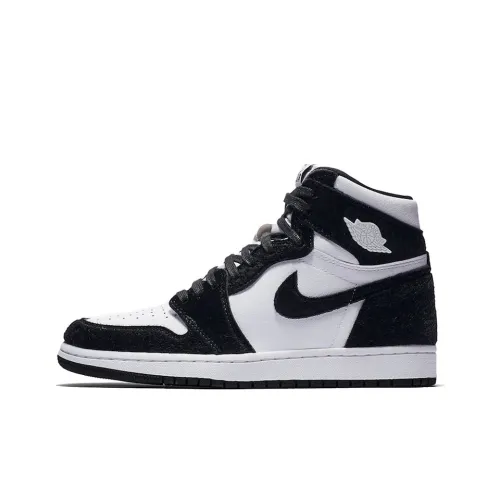 Jordan Air Jordan 1 Ретро High Панда High Топ Винтажные баскетбольные кроссовки Женские Черный белый