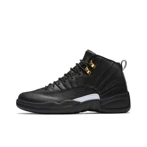 Jordan Air Jordan 12 Retro The Master MID Top Винтажные баскетбольные кроссовки Мужской Черный Золото