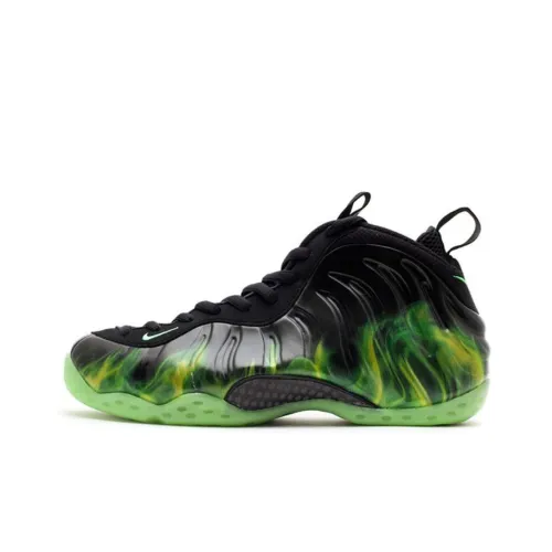 Nike Foamposite One Paranorman The Shaman Boy MID Топ Винтажные баскетбольные кроссовки Мужской Черно-зеленый