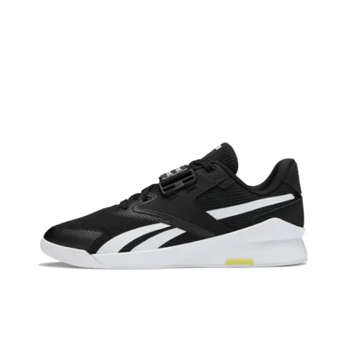 Reebok Legacy Lifter 2 PR Low Топ Кроссовки для тренировок Унисекс Черный Белый