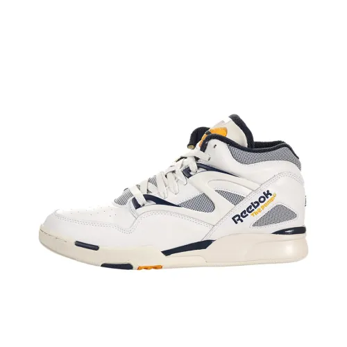 Reebok Omni Lite Vintage Высокие кеды Винтажные баскетбольные кроссовки Мужские Белый Синий