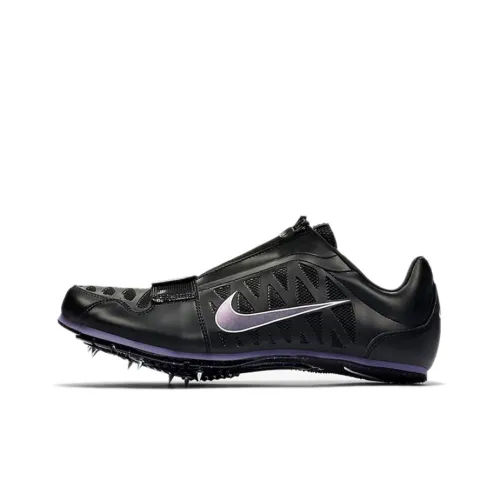 Nike Air Zoom LJ 4 Track SPIKE Low Топ Кроссовки для тренировок Унисекс Черный Фиолетовый