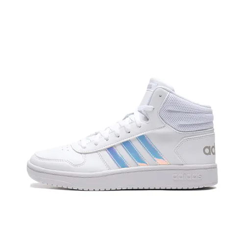 Adidas Neo Hoops 2,0 Винтажные баскетбольные кроссовки MID Топ Женские