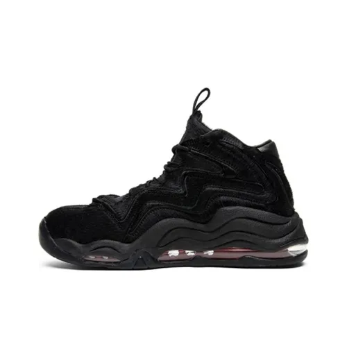 Nike Air Pippen 1 KITH Black Pony Волосы Амортизация Высокий Топ Винтажные Баскетбольные Кроссовки Мужской Темно-Серый
