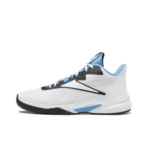 Reebok More Buckets Low Топ Винтажные Баскетбольные Кроссовки Белый Черный Синий