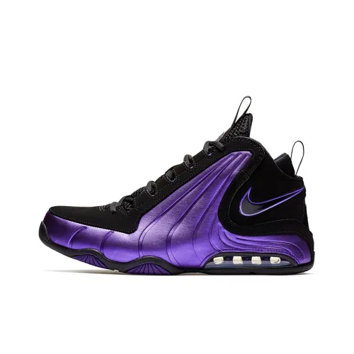 Nike Air Max WAVY MID Топ Винтажные Баскетбольные Кроссовки Мужские Черные Фиолетовые