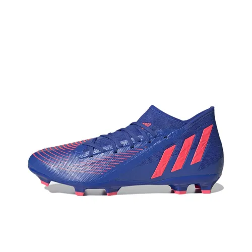 Adidas Predator Edge.3 Slip-resistant Abrasion-resistant Легкие футбольные бутсы унисекс синий красный