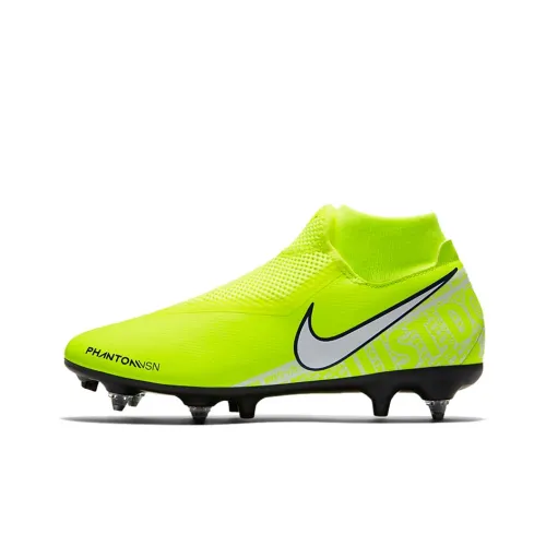 Nike SG Мягкая трава Шокабойеры Противоскользящие Футбольные бутсы Мужской Желтый Черный