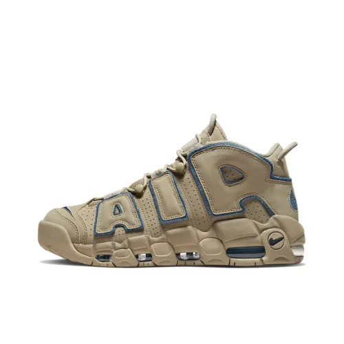 Nike Air More Uptempo '96 MID Топ Винтажные баскетбольные кроссовки Unisex Light Коричневый