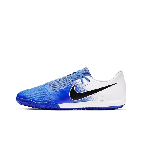 Nike Phantom Venom TF Шипы Anti-Slip Легкие Футбольные бутсы Унисекс Синий Белый