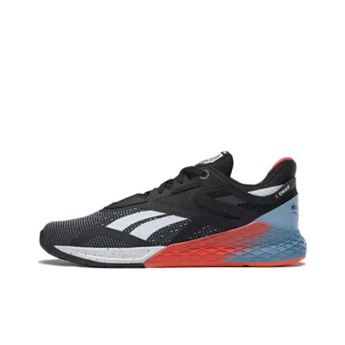 Reebok Nano X Амортизация Низкий Топ Кроссовки для тренировок Унисекс Черный