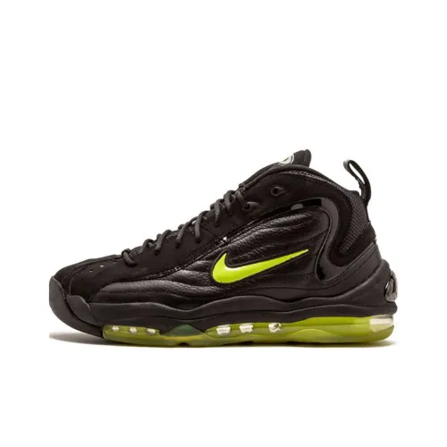 Nike Air Max Uptempo Черный Volt MID Топ Винтажные баскетбольные кроссовки Мужской Черный