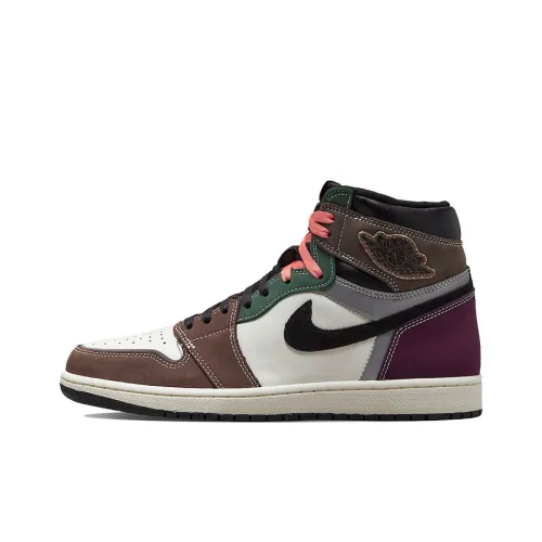 Jordan Air Jordan 1 Ретро High OG 'hand Crafted' High Топ Винтажные баскетбольные кроссовки Unisex Multicolor