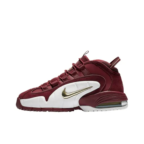 Nike Air Max Penny 1 House Party MID Топ Винтажные баскетбольные кроссовки Мужской Красный Белый
