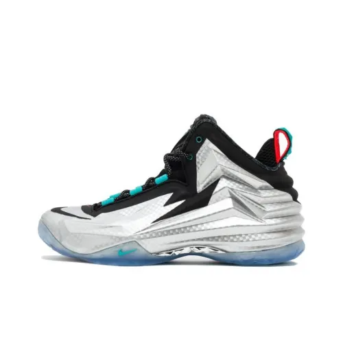 Nike Chuck Posite Металлический Серебристый Низкие Кеды Винтажные Баскетбольные Кроссовки Мужские Черные