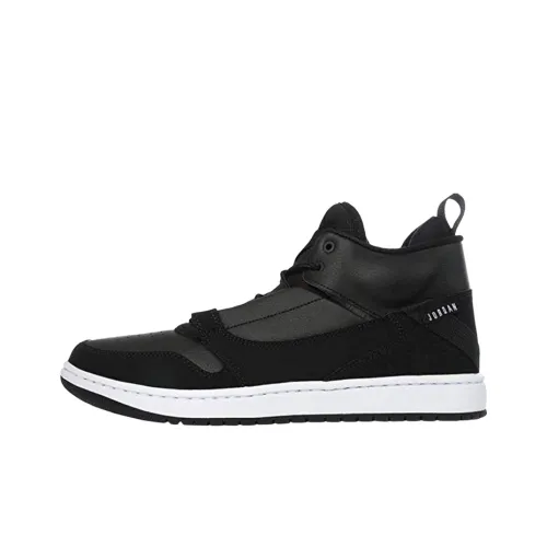 Джордан Fadeaway MID Топ Винтажные Баскетбольные Кроссовки Мужские Черные