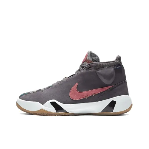 Nike Zoom Heritage N7 X PENDLETON Native Non Slip Легкий MID Топ Винтажные баскетбольные кроссовки Мужской Серый