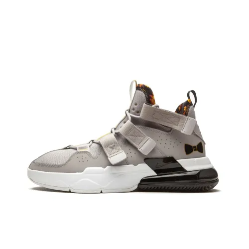 Nike Air Edge 270 GREY Амортизаторы Shock Absorbers Противоскользящие Устойчивые к истиранию MID Топ Винтажные баскетбольные кроссовки Мужские Серый