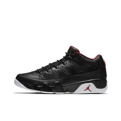 Jordan Air Jordan 9 Retro Low Snakeskin Non Slip Легкий Low Top Винтажные баскетбольные кроссовки Мужской Черный