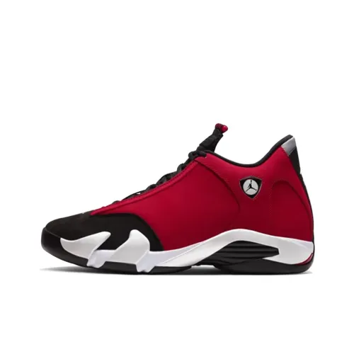 Jordan Air Jordan 14 Retro 'Fitness Red' Bulls MID Топ Винтажные баскетбольные кроссовки Мужской Черный Красный